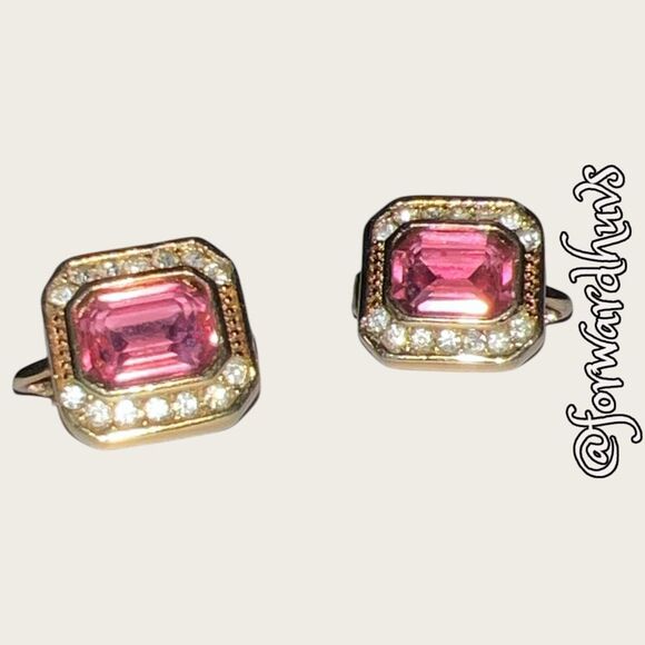 Chr Dior | Christian Dior Germany | Clip On Rhinestone Earrings - Picture 3 of 11